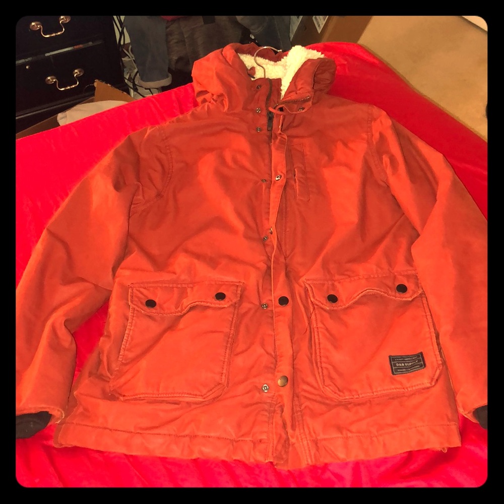 Red/Black D&B SUPPLY Winter Coat